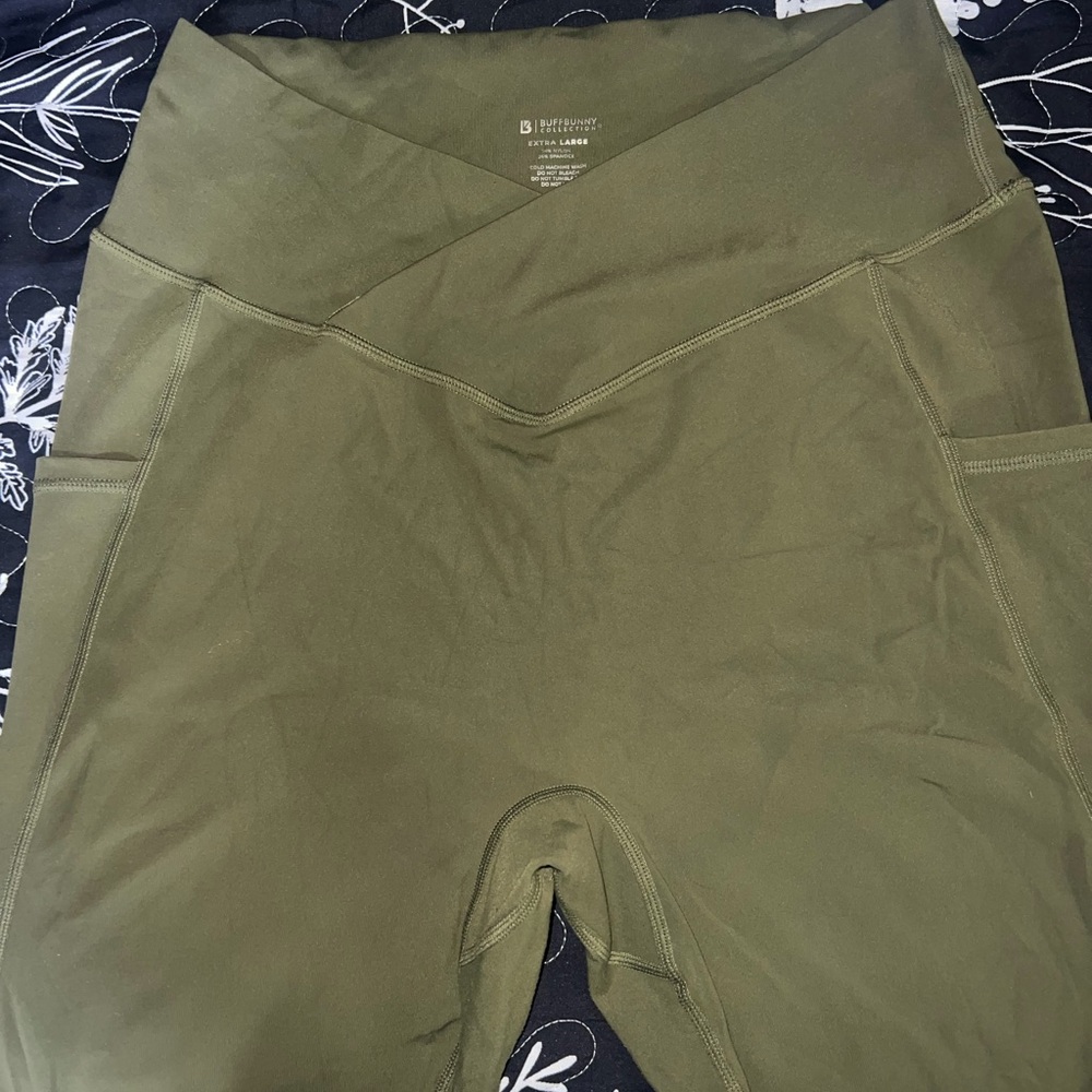 BuffBunny Olive Green Leggings